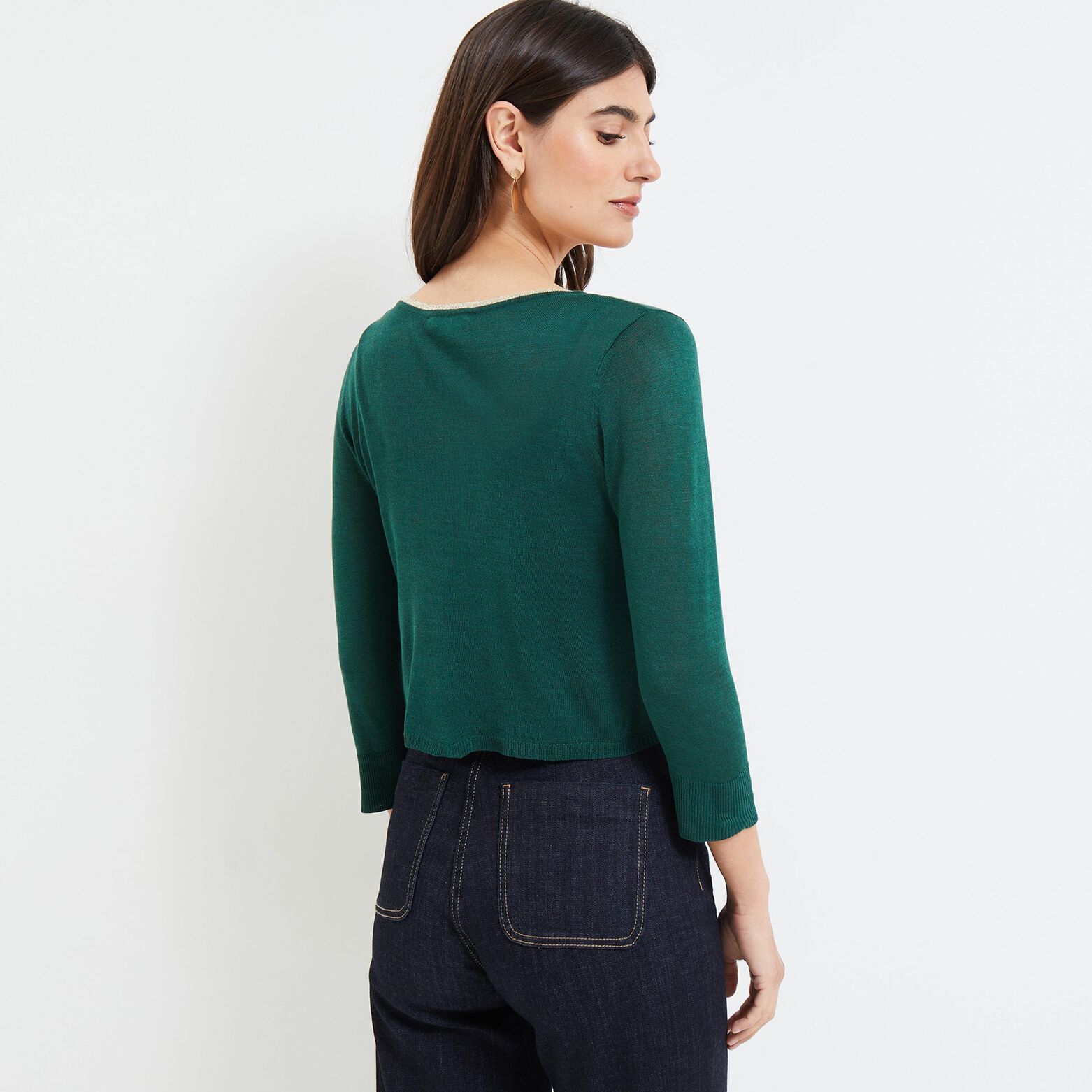 Gilet court femme