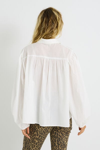 Chemise manches amples femme