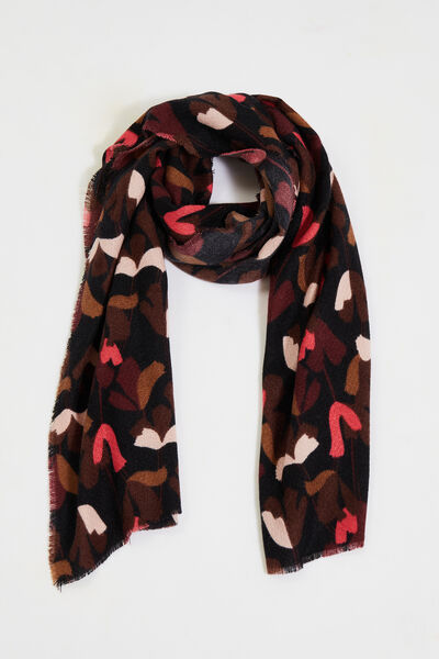 Etole imprimée multicolore femme