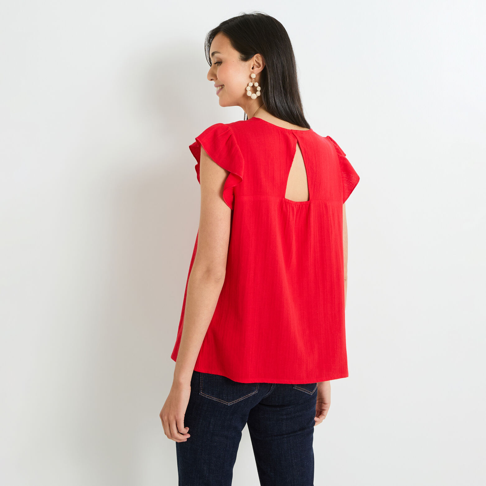 Blouse broderie femme