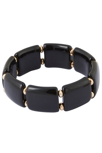 Bracelet élastique noir