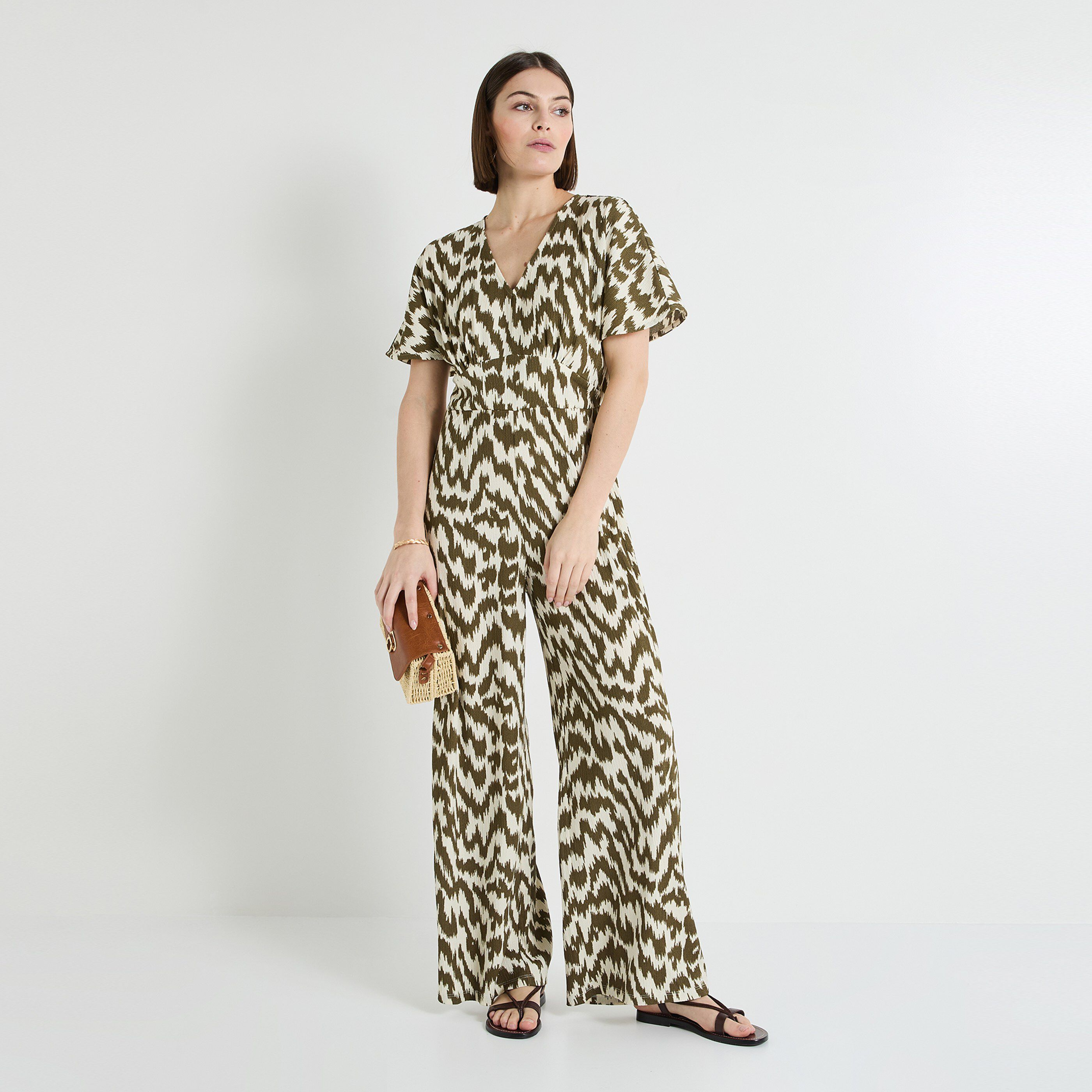 Combinaison imprim&eacute;e femme