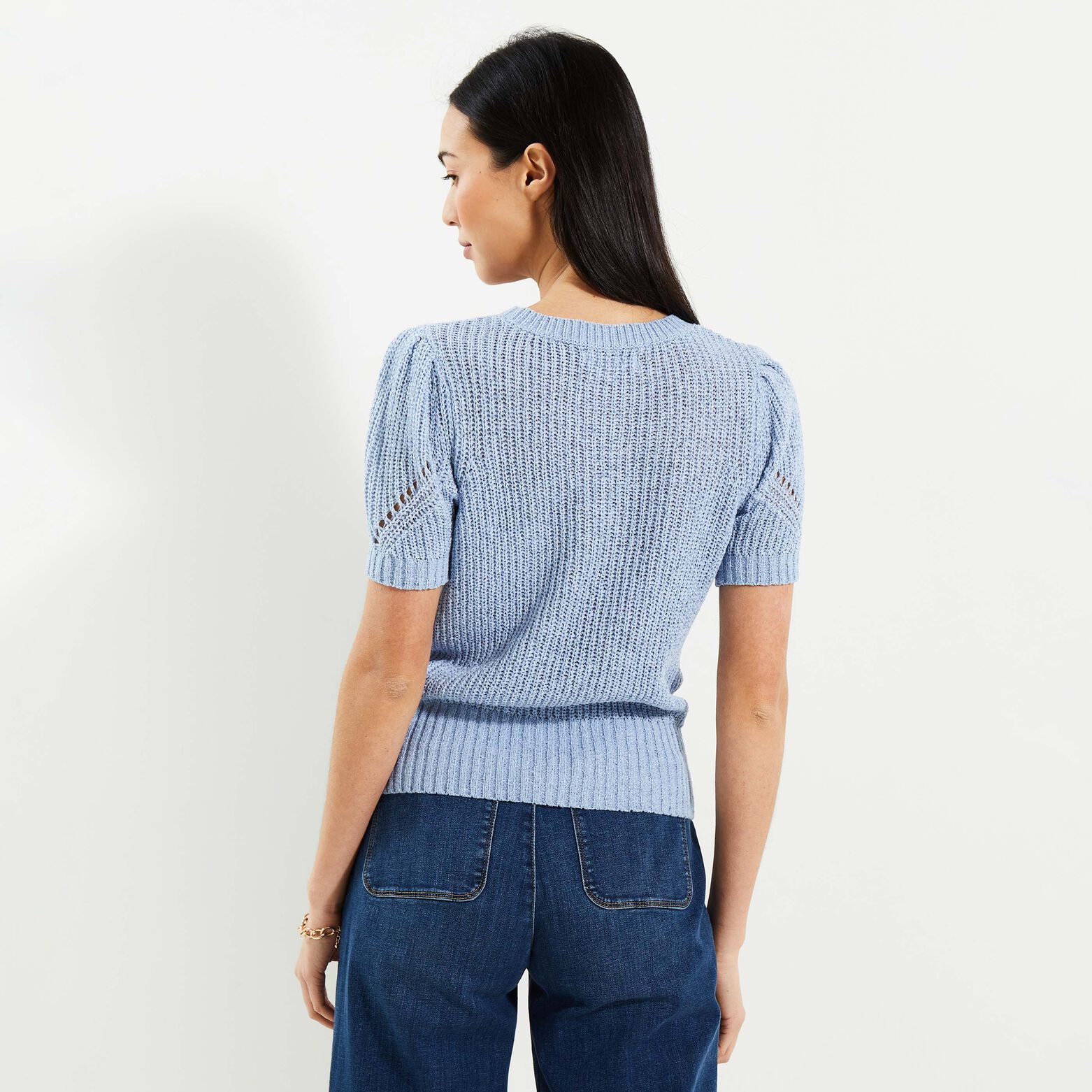 Pull manches courtes femme