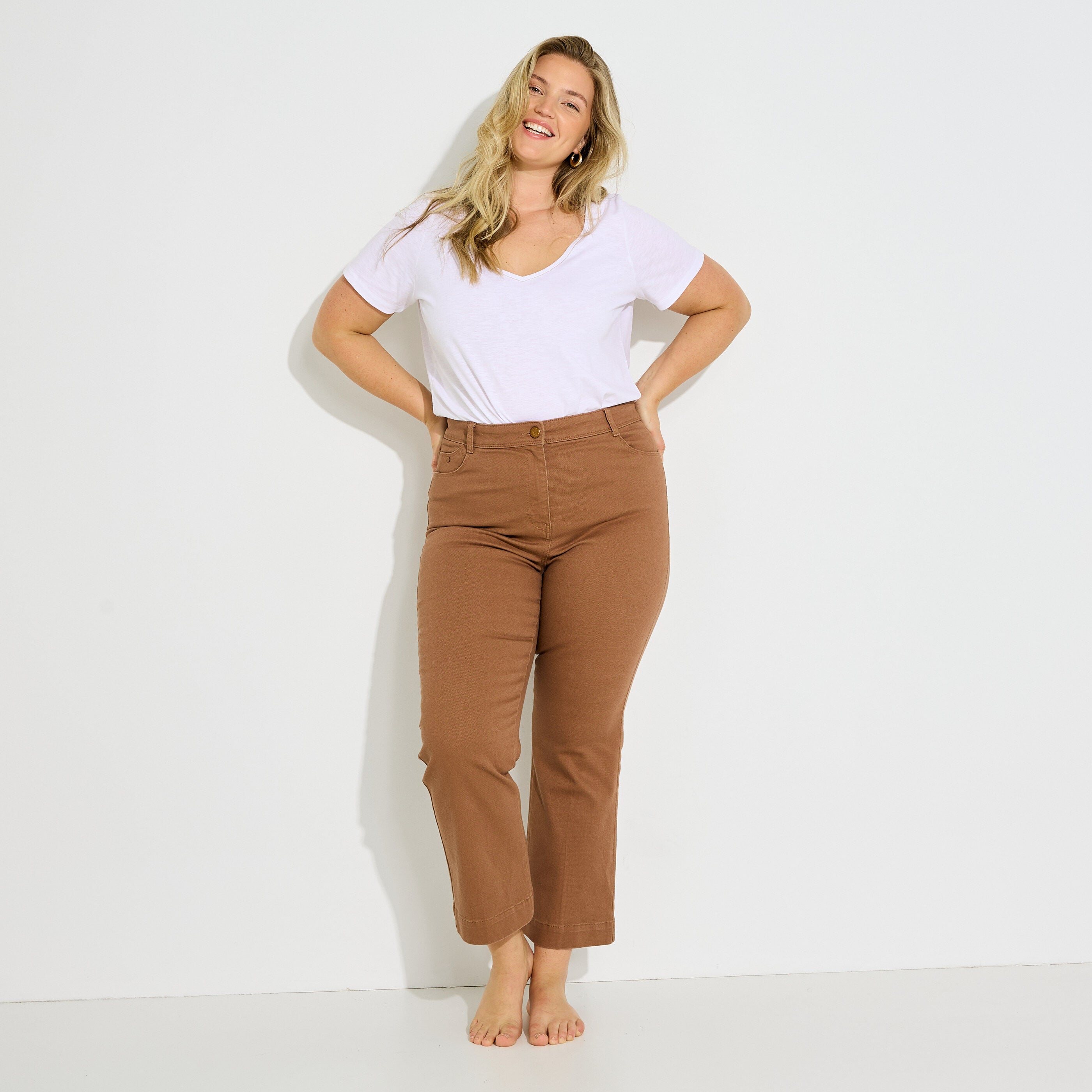 Jean bootcut raccourci TROPEZ RB02 femme