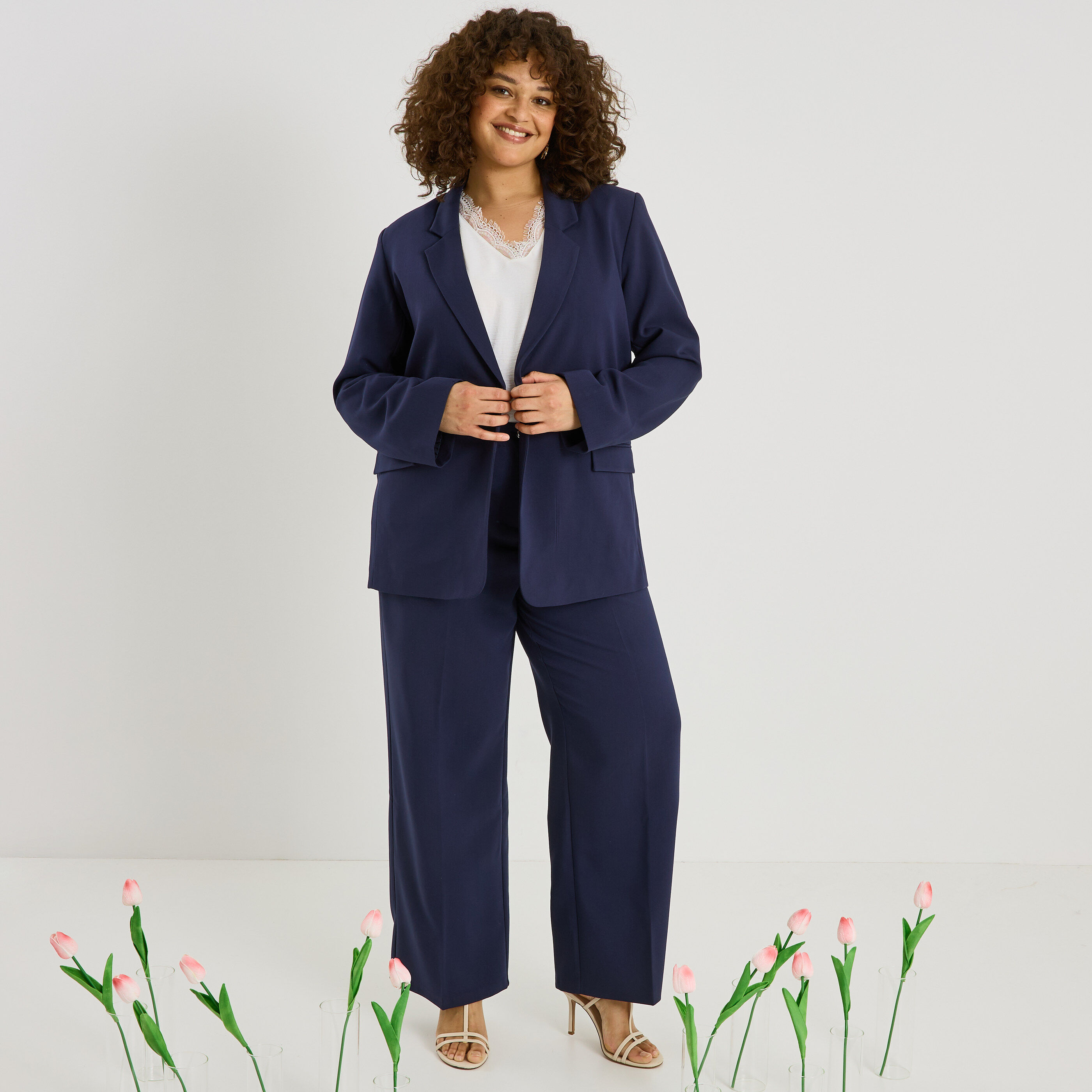 Veste tailleur unie femme