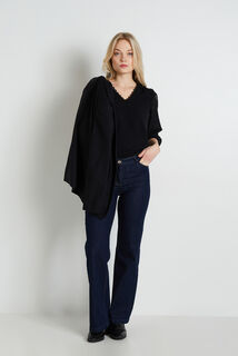 Blouse details ajourés femme