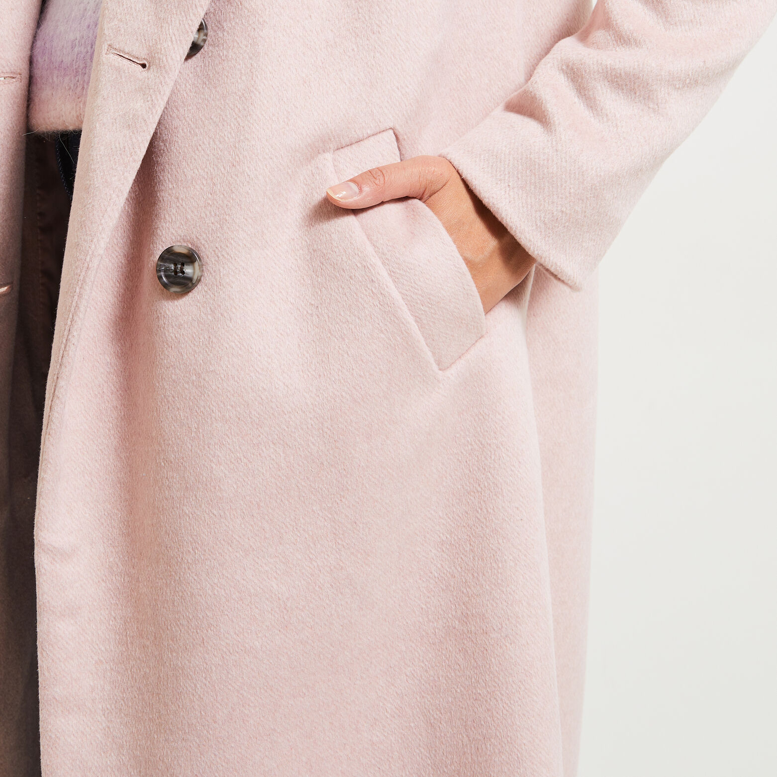 Manteau pardessus mi-long femme