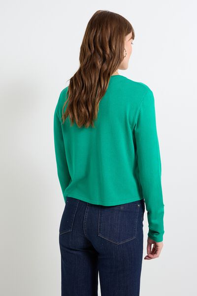 Gilet col V femme