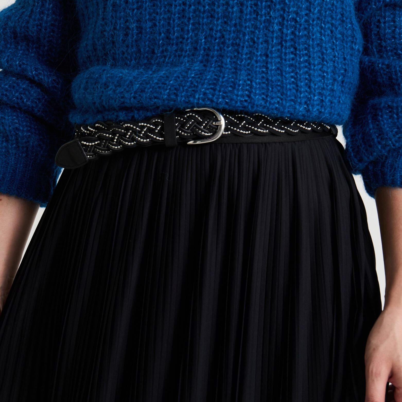 Ceinture tressée femme