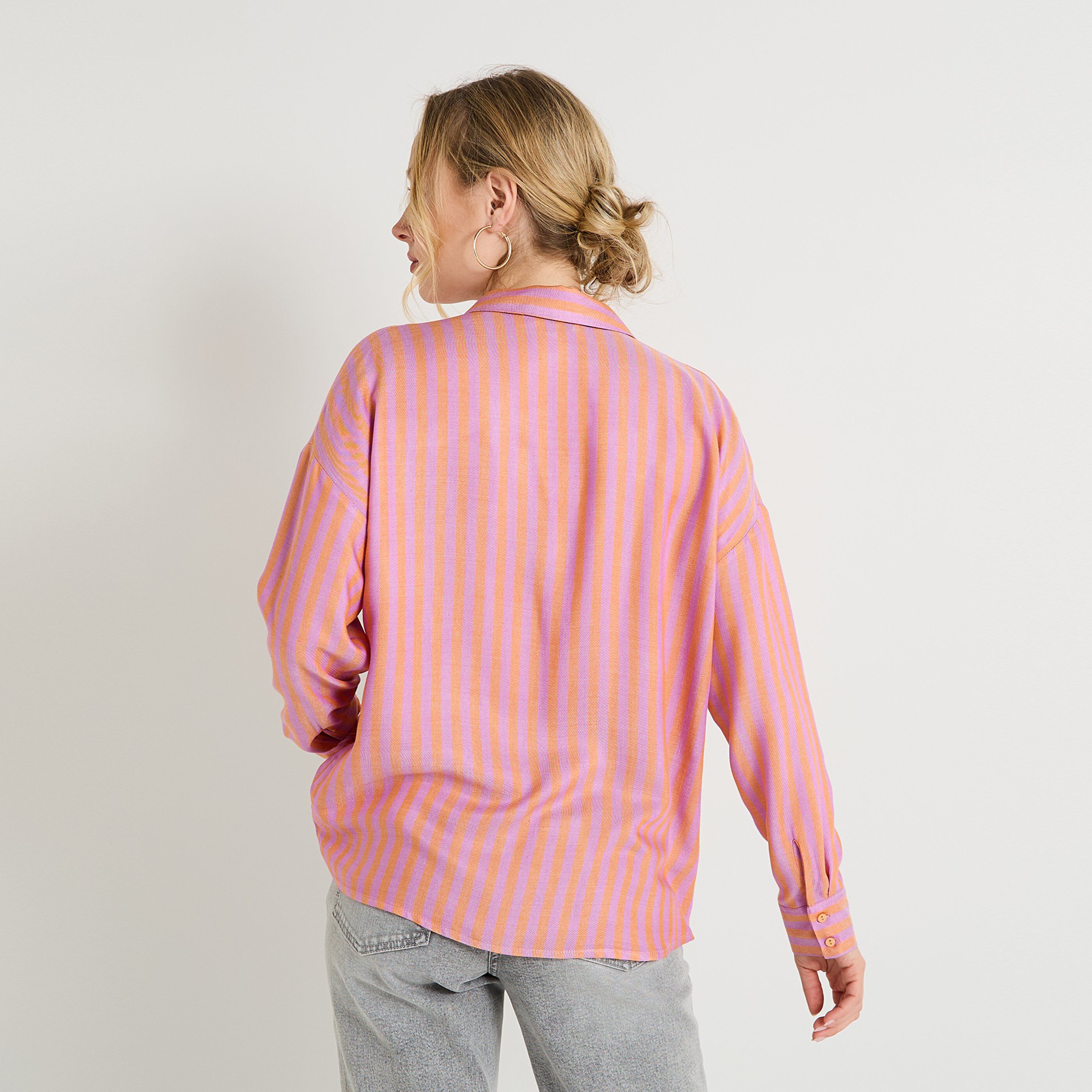 Chemise ray&eacute;e femme