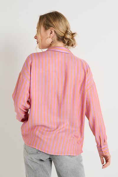Chemise rayée femme