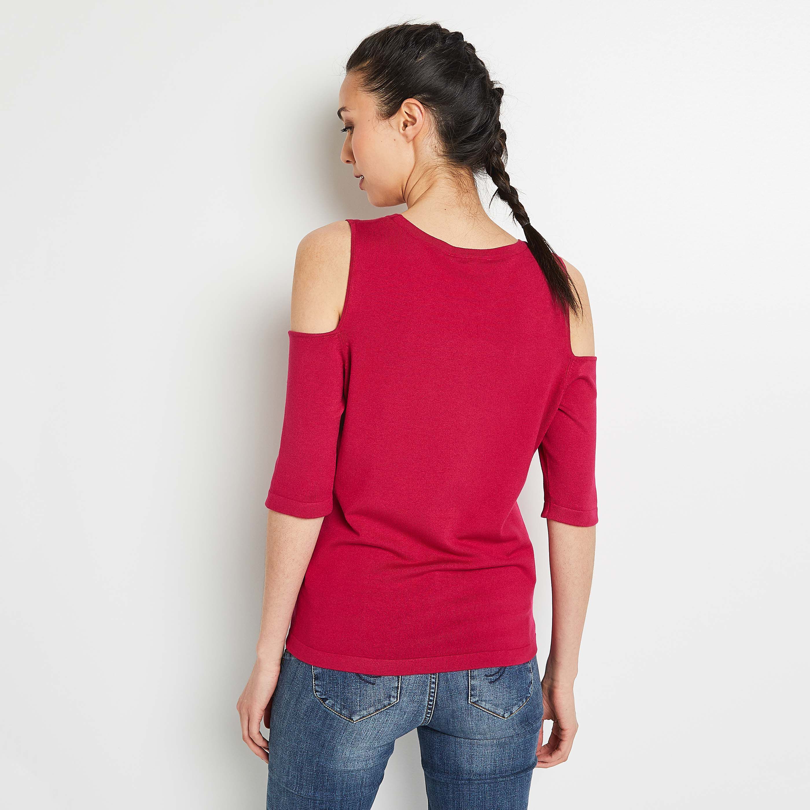 Pull paule ouverte femme Graindemalice