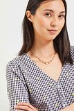 Chemise brodée femme
