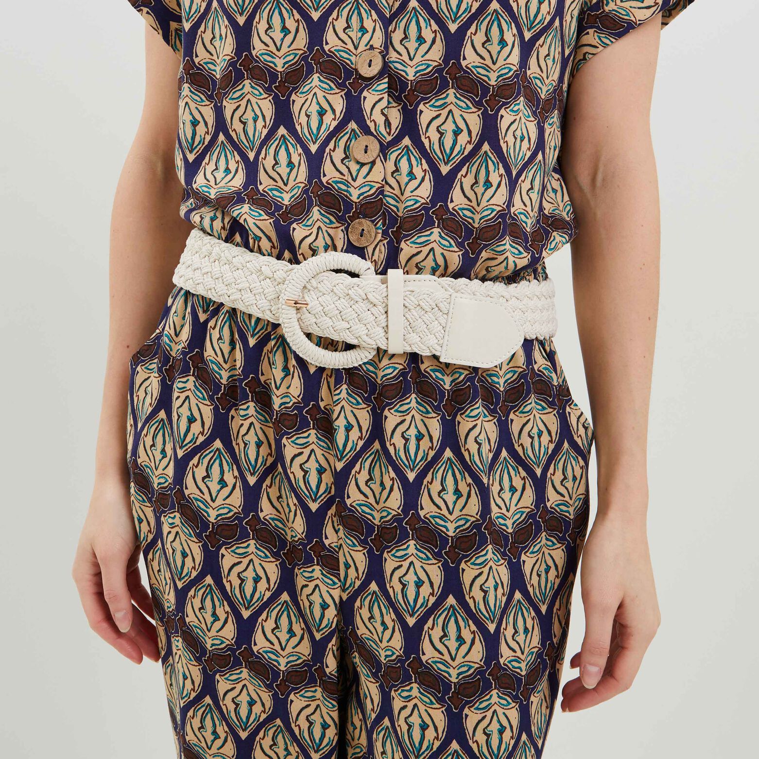 Ceinture tressée femme