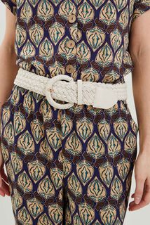 Ceinture tressée femme