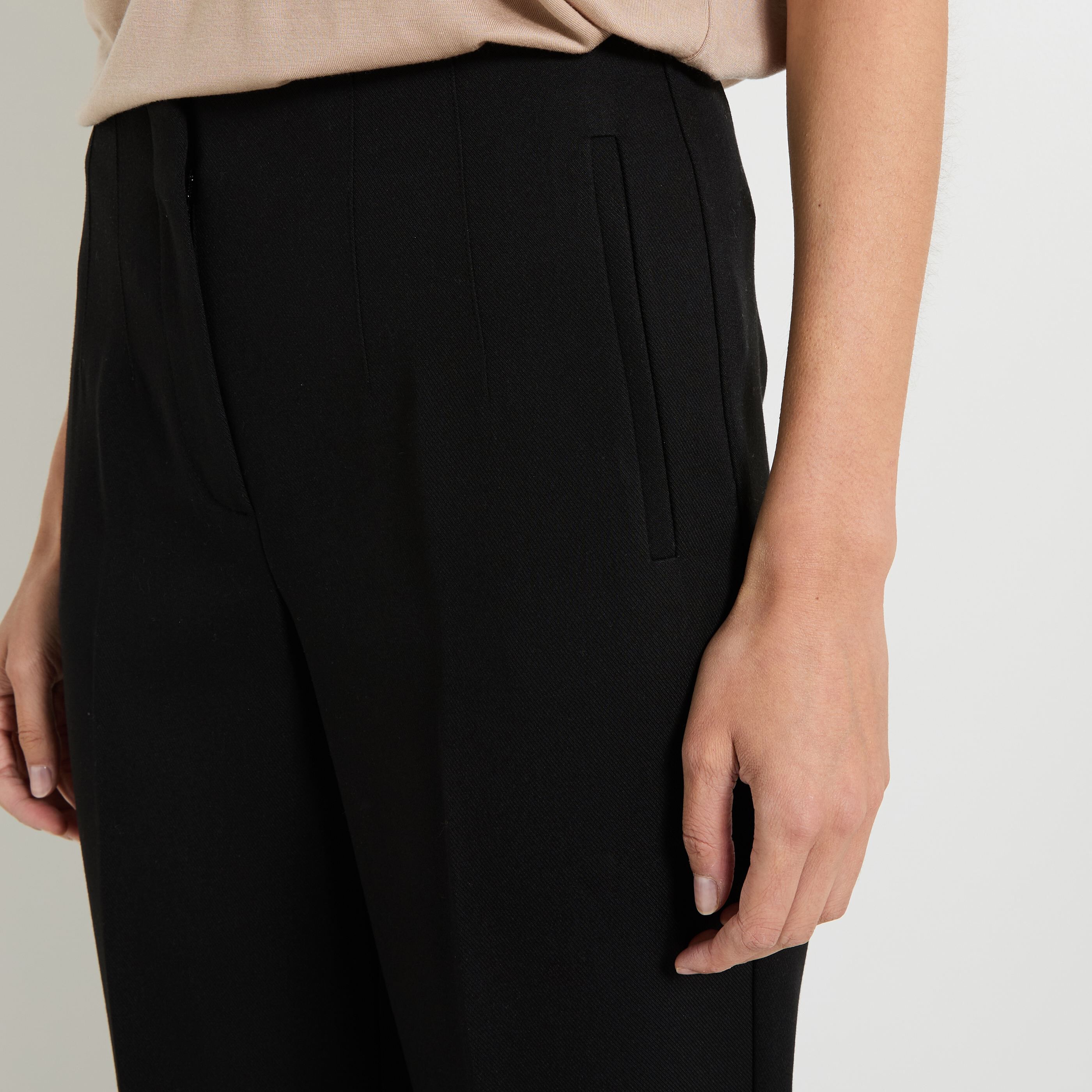 Pantalon taille haute femme NOIR Graindemalice