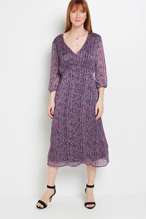 Robe longue imprimée femme