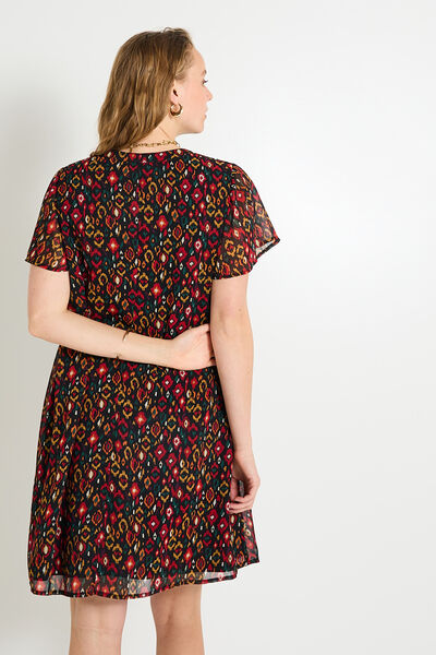 Robe col V femme