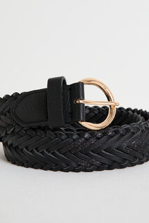 Ceinture tressée femme
