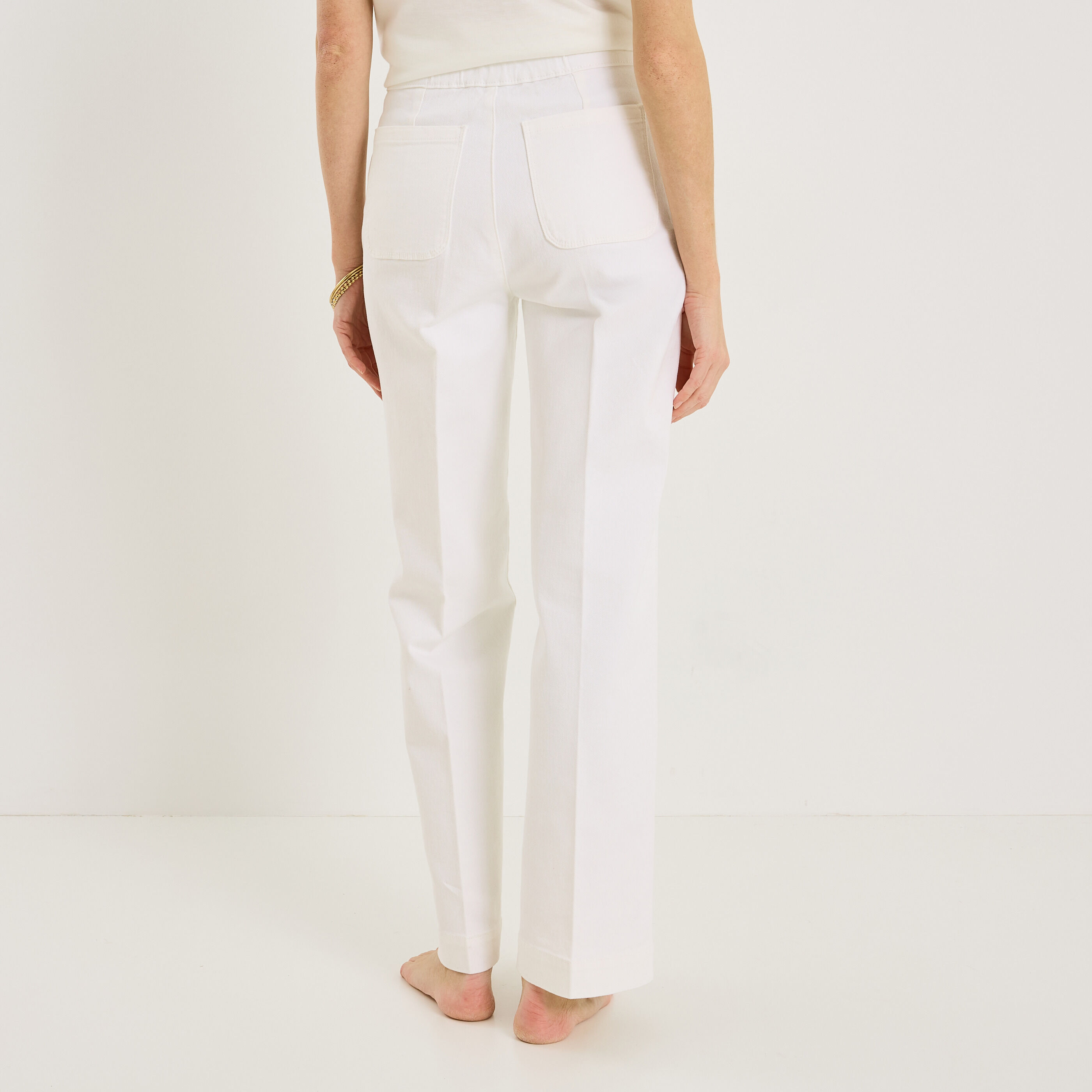 Jean flare &agrave; pont TALL POMPON F02 femme