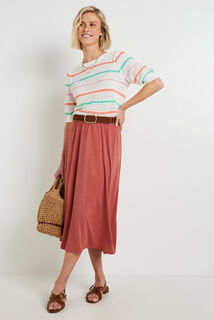 Pull manches courtes femme