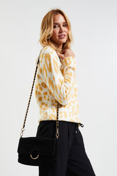 Sac en croûte de cuir femme