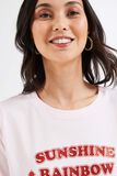 T-shirt à message femme