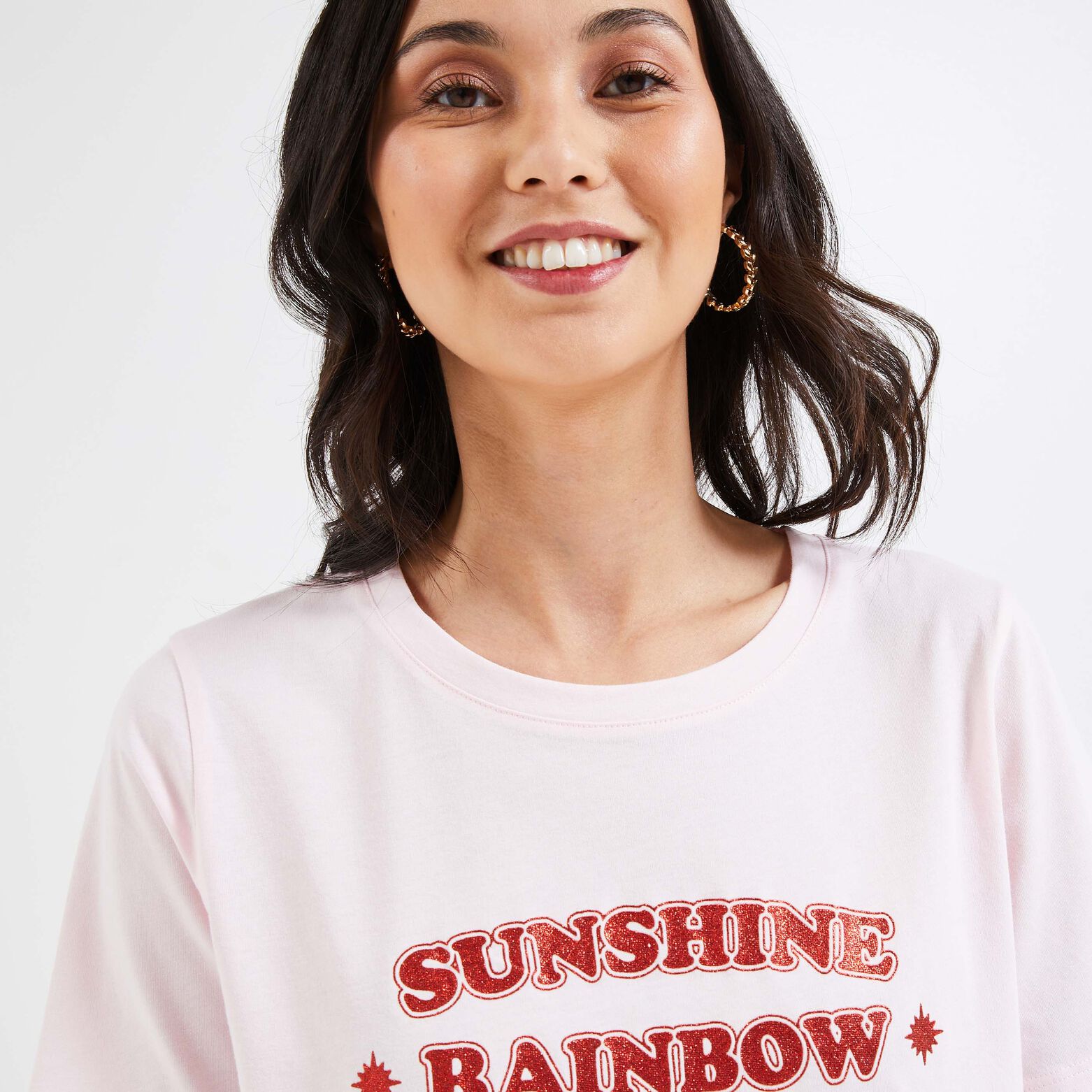 T-shirt à message femme