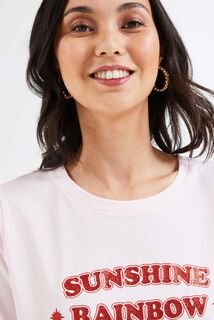 T-shirt à message femme