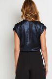 Body en tissu lamé femme