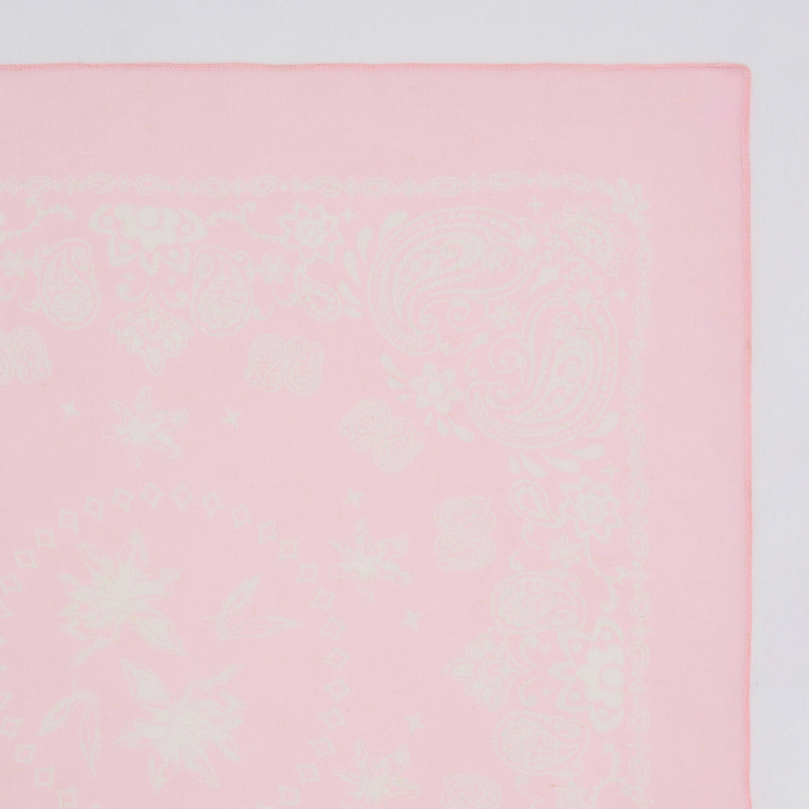 Foulard carr&eacute; imprim&eacute; bandana femme