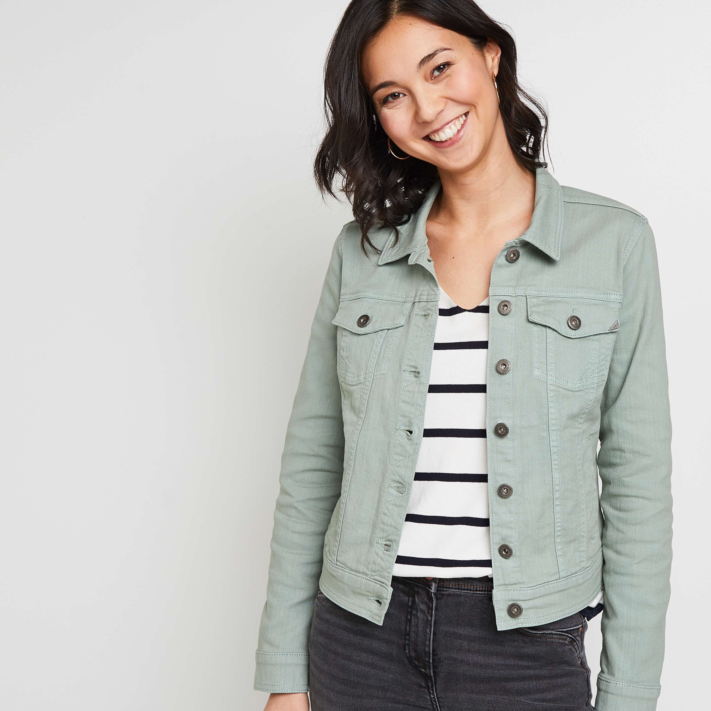 Veste en jeans deals grande taille femme