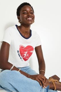 T-shirt col rond femme