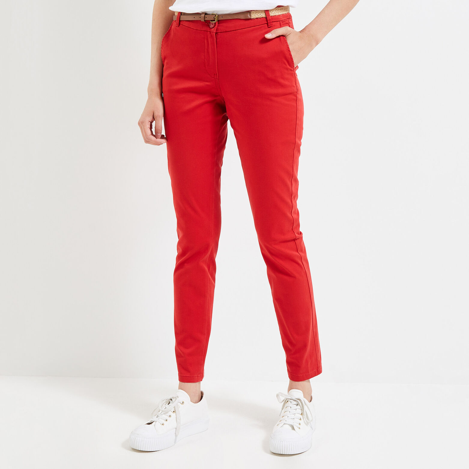 Pantalon chino femme