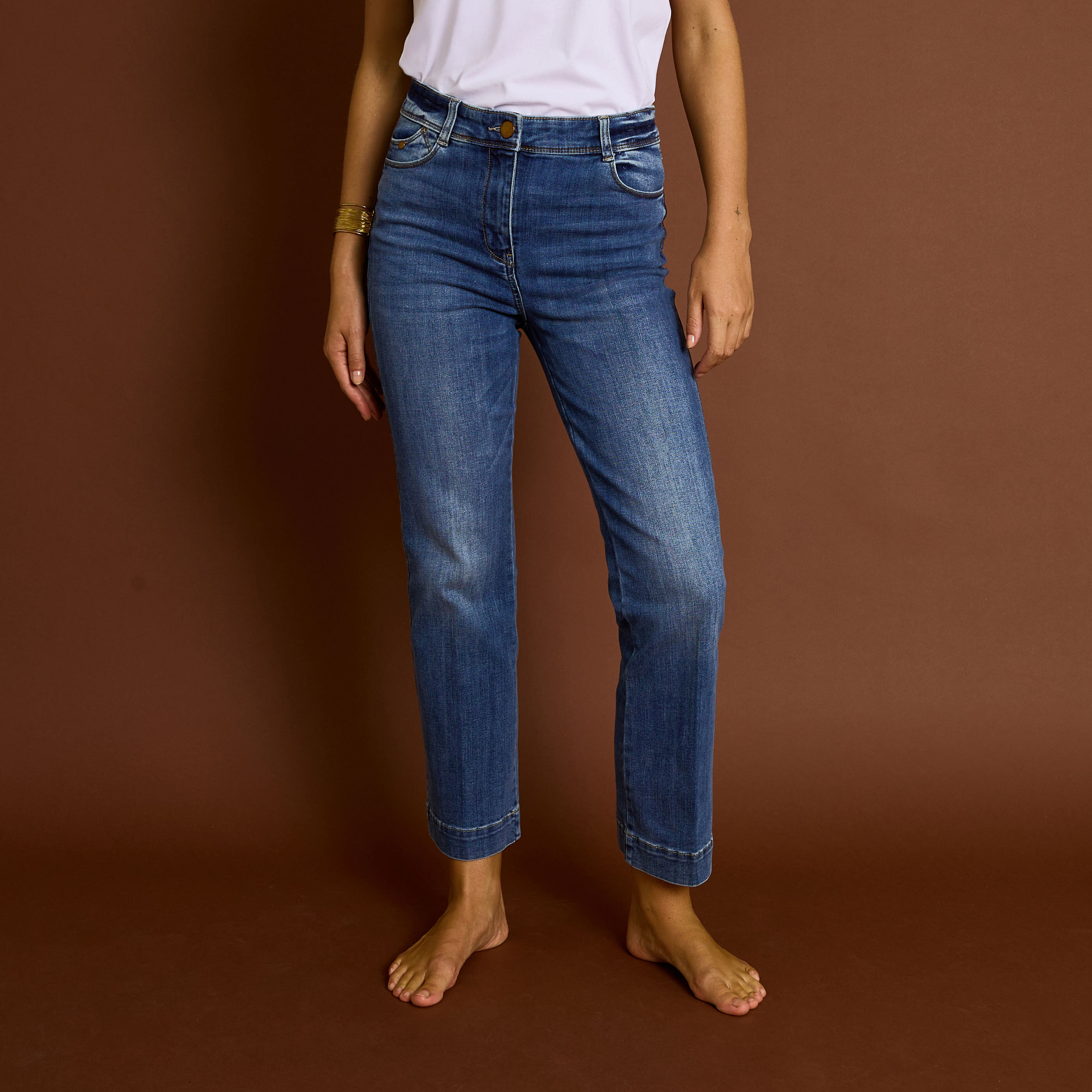 Jean raccourci bootcut TROPEZ RB02 femme