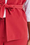 Veste tailleur sans manche femme