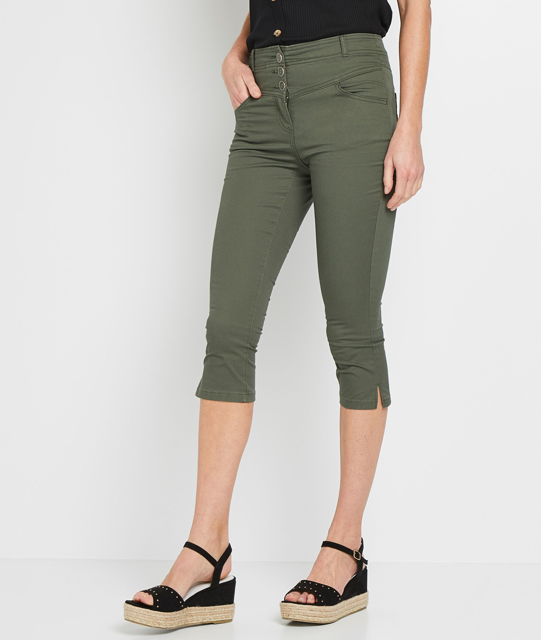 Pantalon best sale corsaire femme
