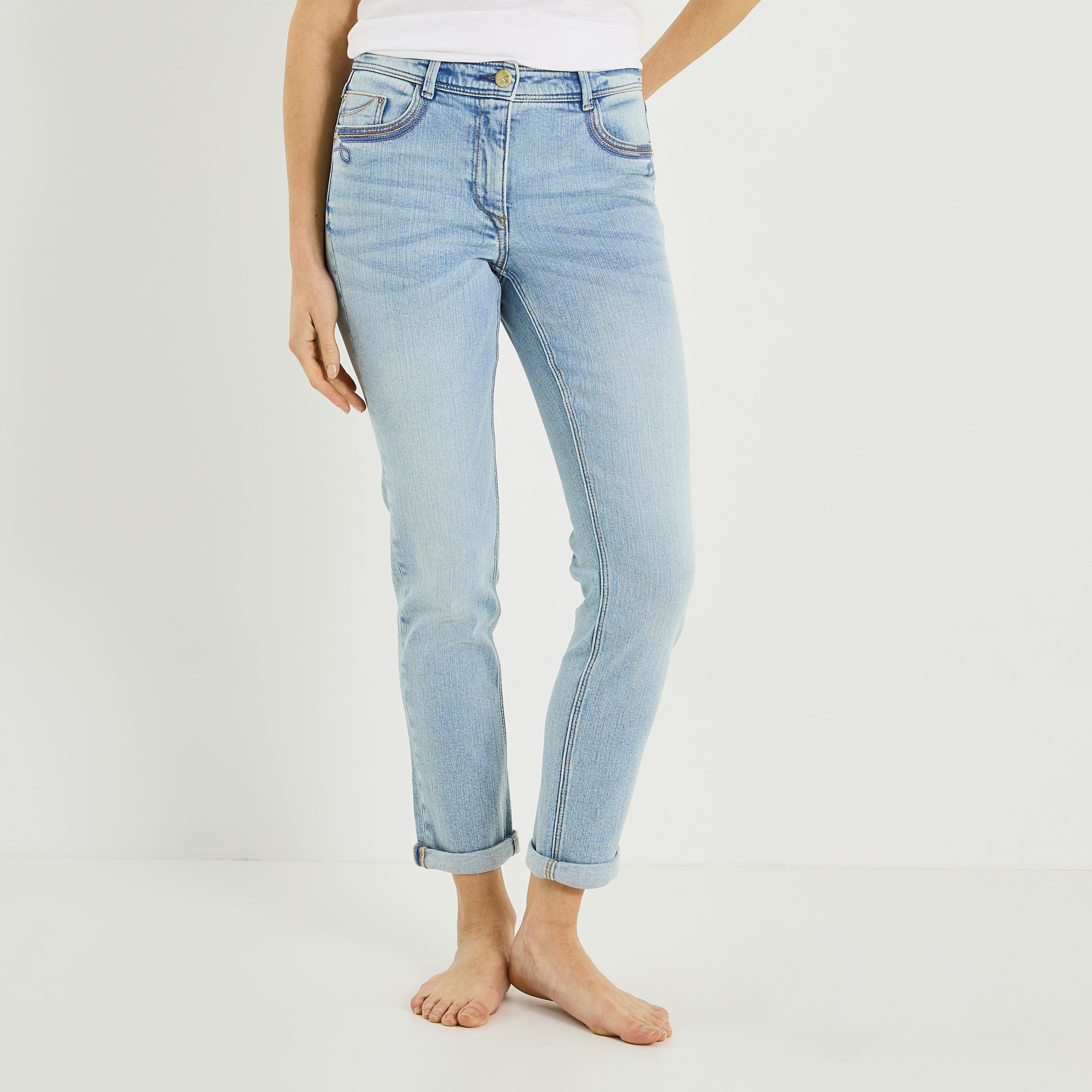 Jean slim raccourci TOKYO R01 femme