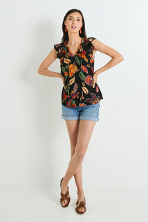Blouse imprimée femme