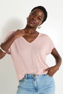 Pull manches courtes femme