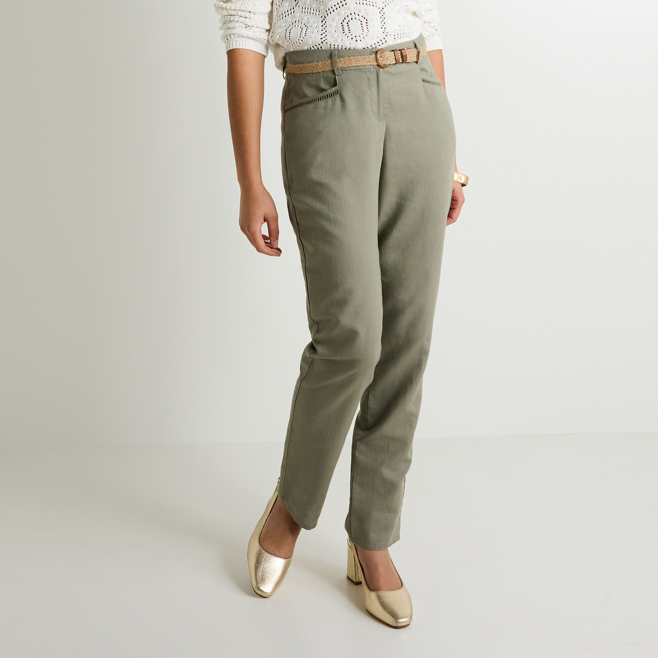 Pantalon chino femme