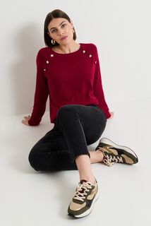 Pull col rond femme