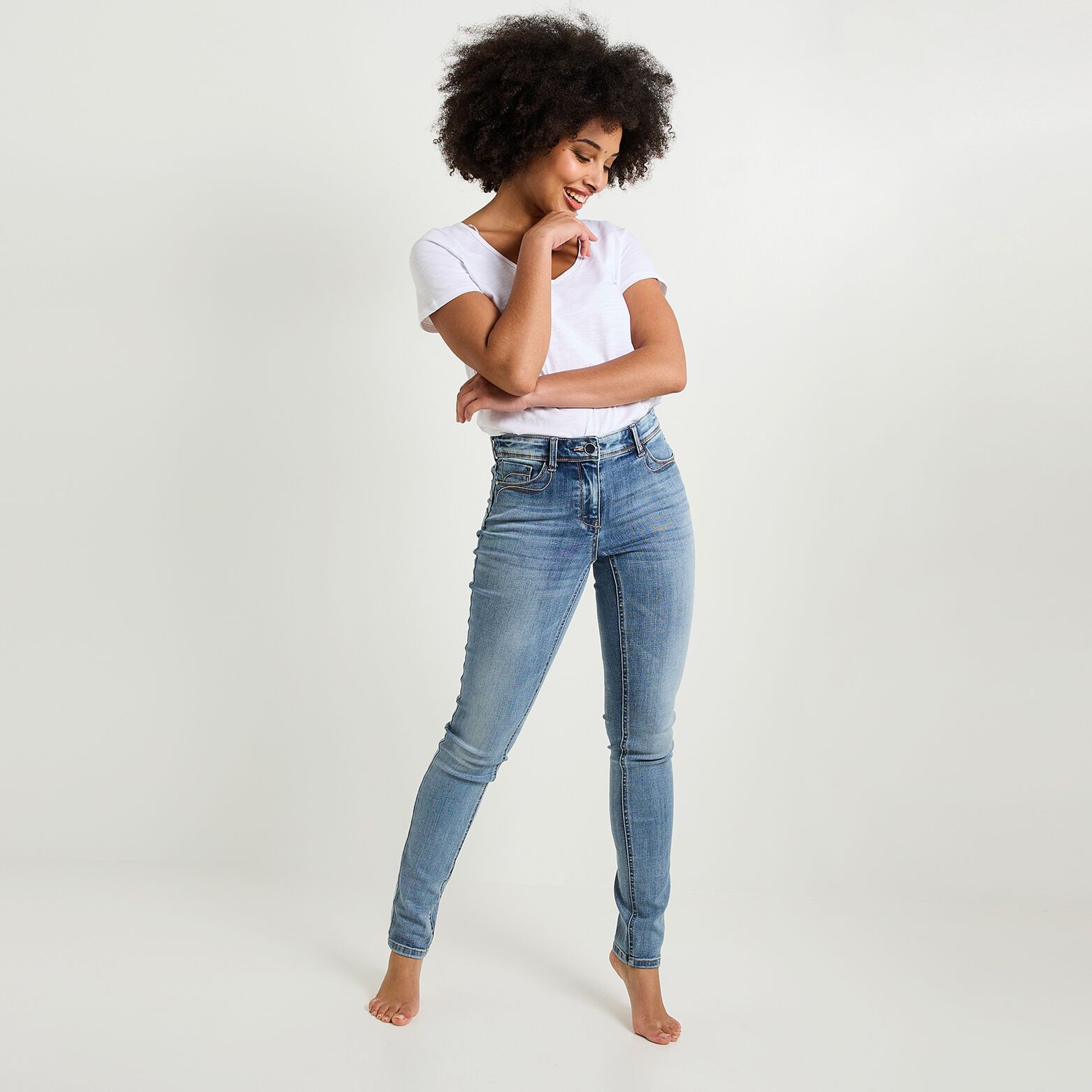 Jean slim RIO P01 femme