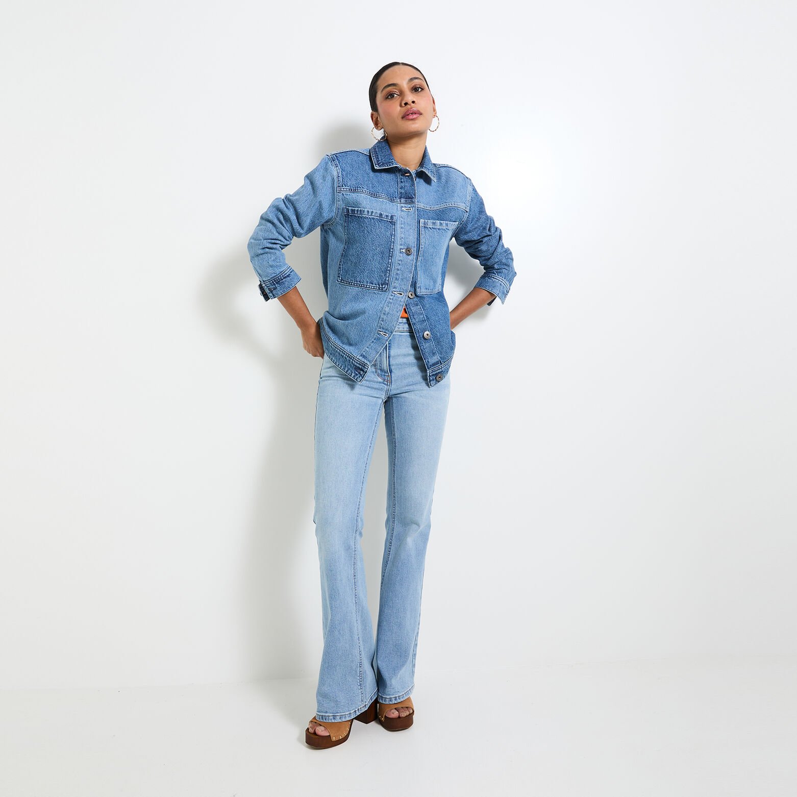 Veste en jean femme STONE Graindemalice