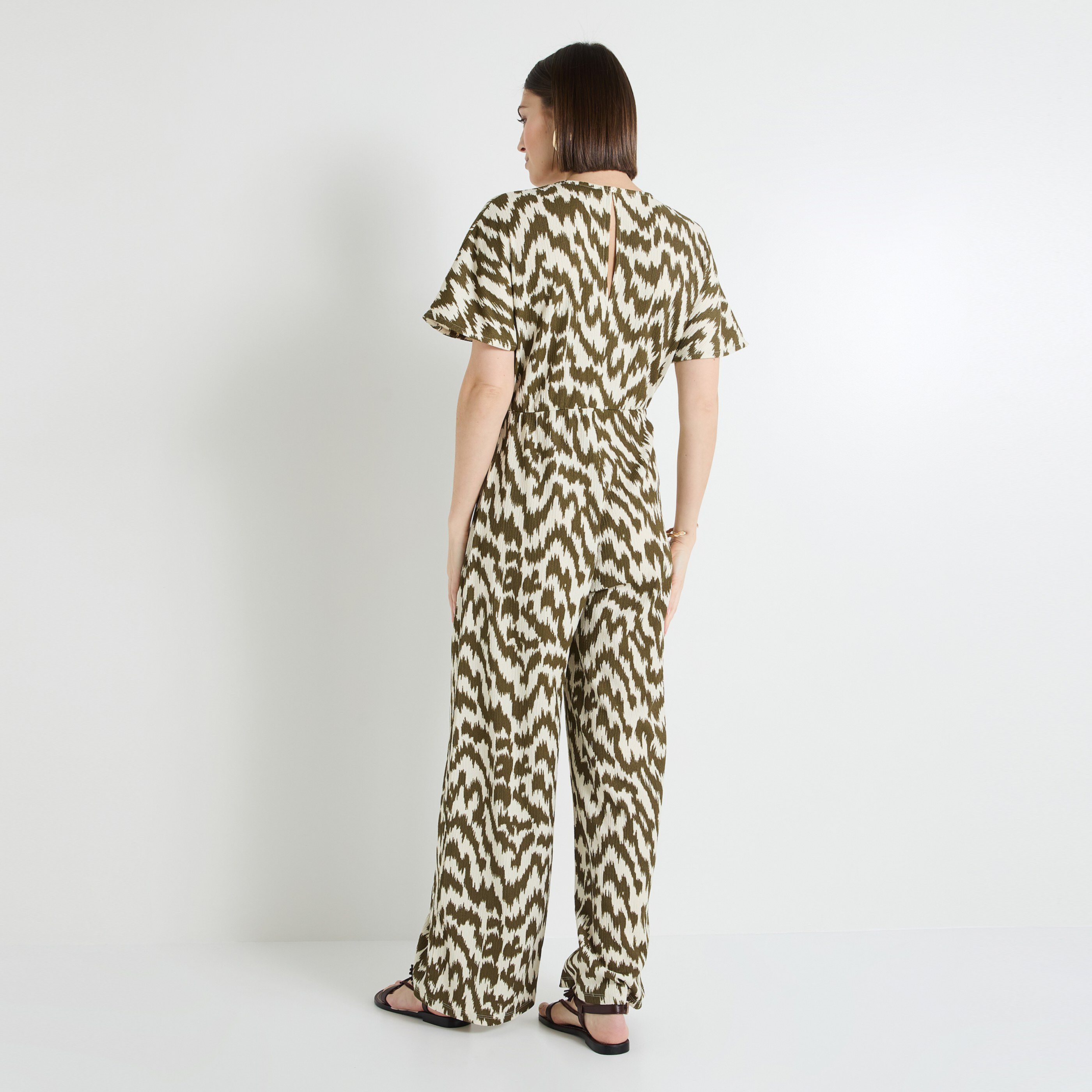 Combinaison imprim&eacute;e femme