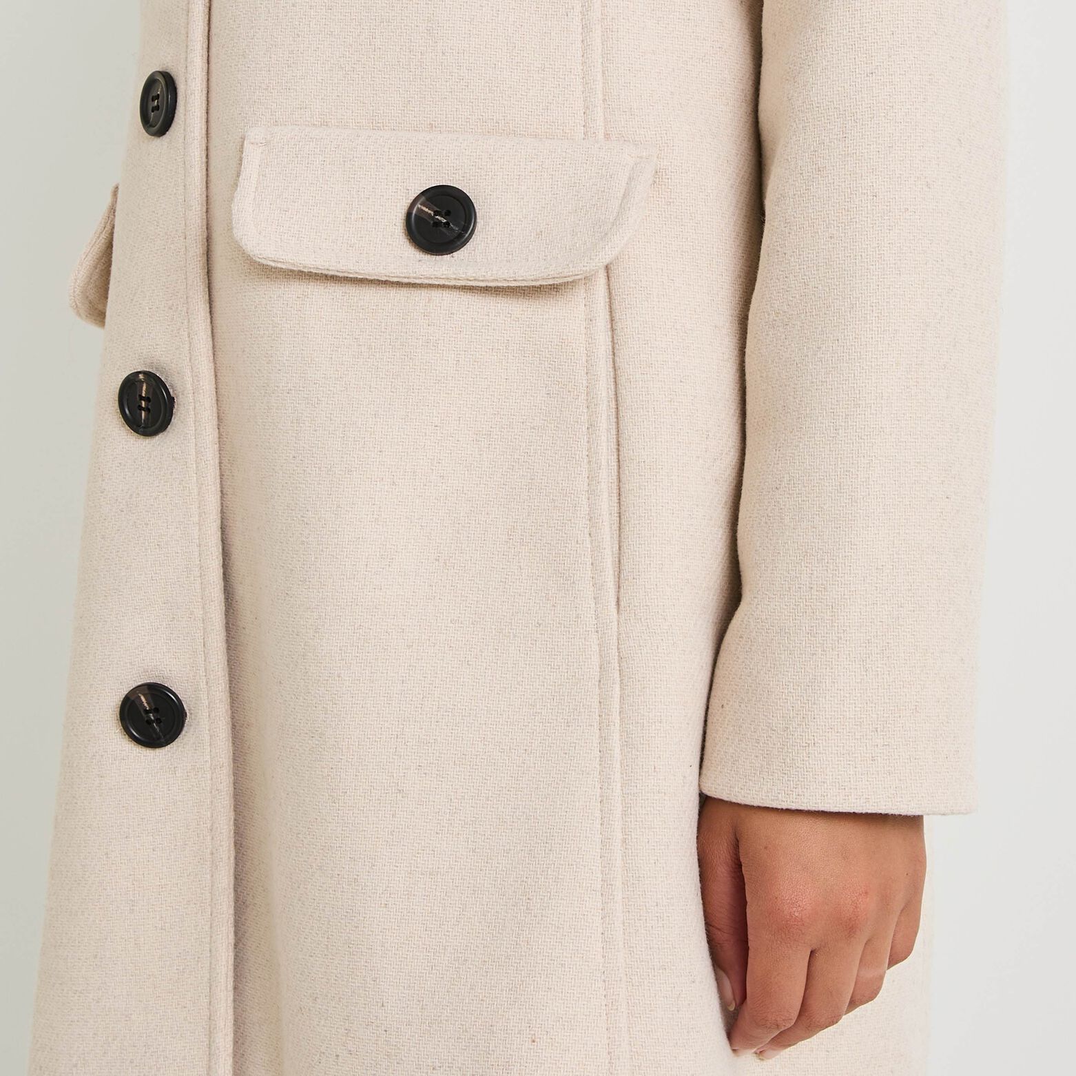 Manteau mi-long femme