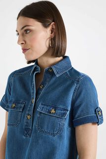 Robe en denim femme