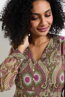 Robe col V femme