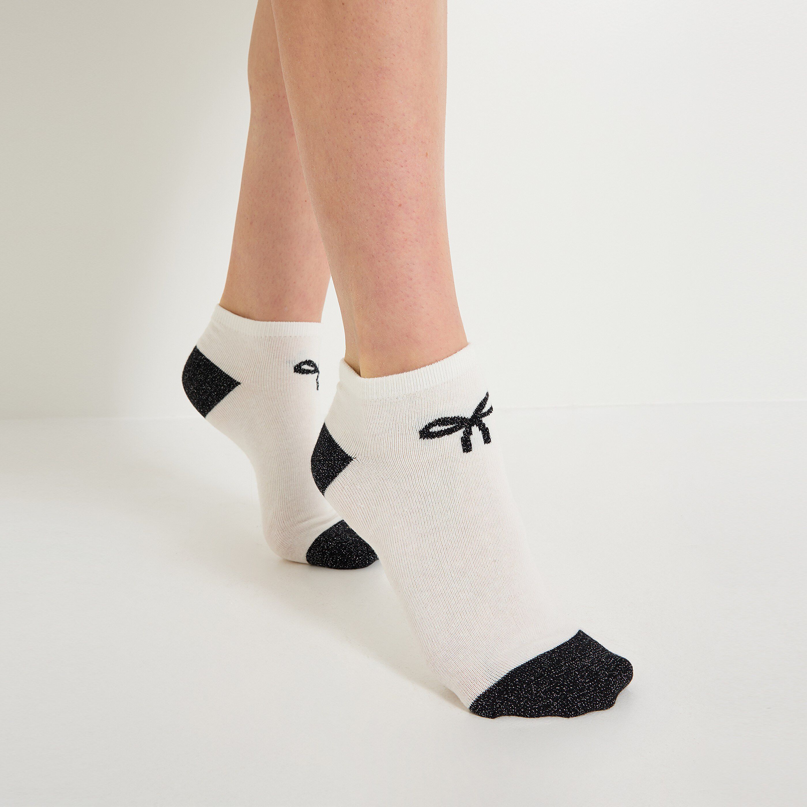 lot de 2 paires de socquettes femme
