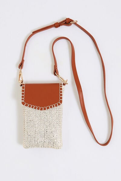 Pochette de téléphone bi-matière